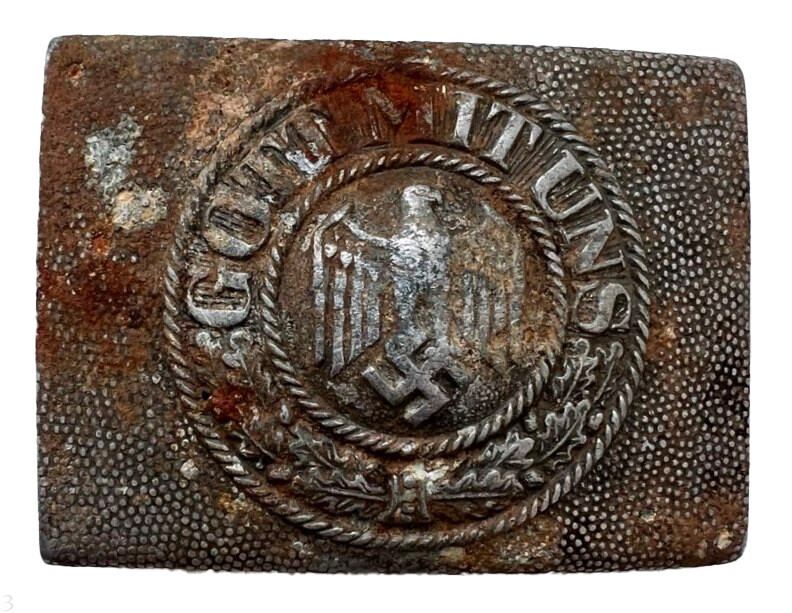 Wehrmacht belt buckle “Gott mit Uns” / from Stalingrad