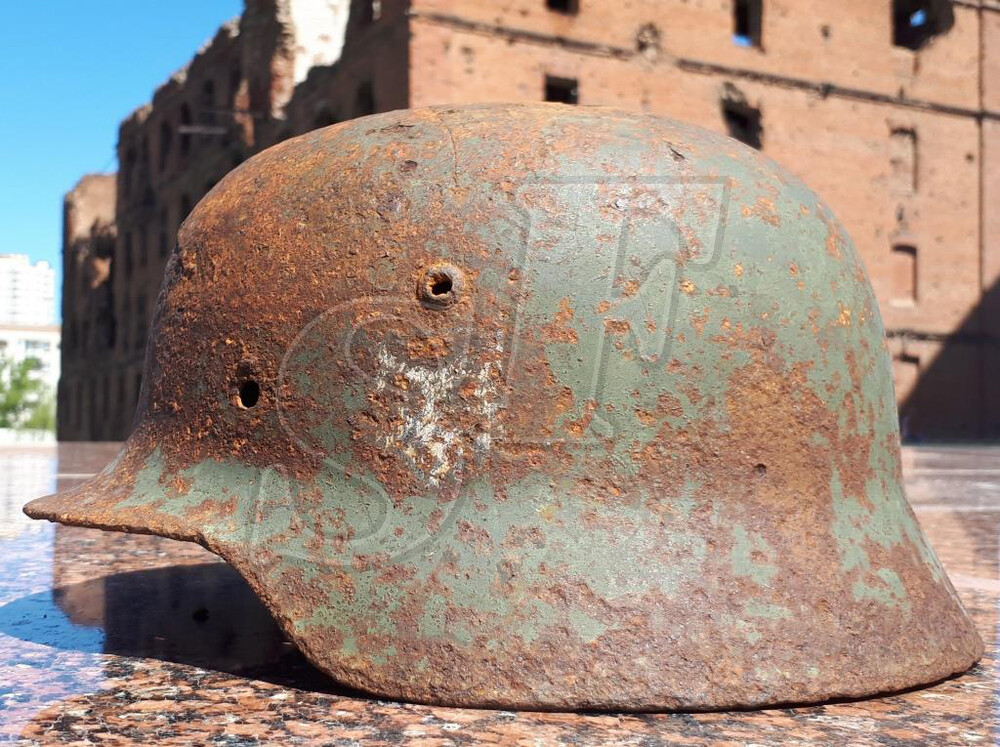 German helmet M35 from Ponyri (Kursk region)
