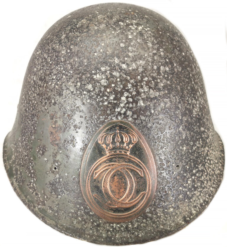 Romanian helmet / from Stalingrad