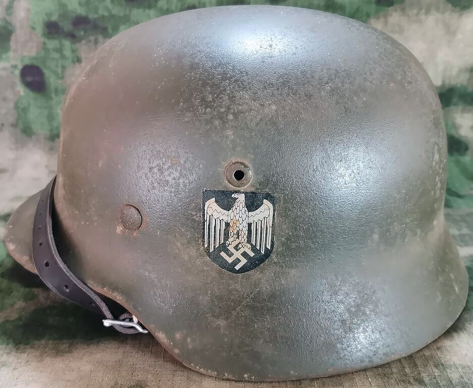 Restored German helmet M35 DD, Wehrmacht