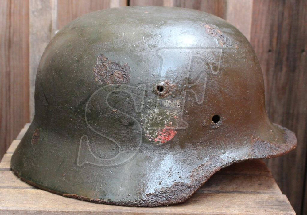 Wehrmacht helmet M35 DD / from Vyazma