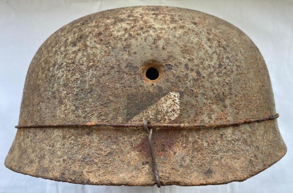 Restored German paratrooper helmet M38