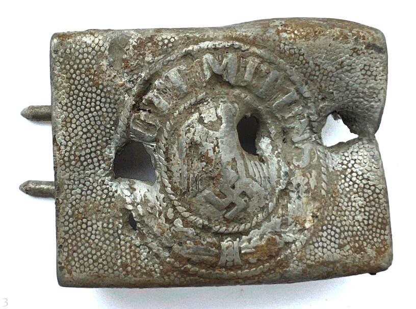 Wehrmacht belt buckle “Gott mit Uns” / from Stalingrad