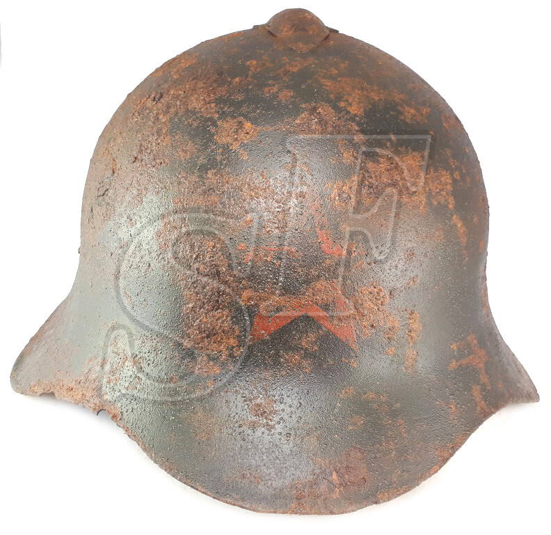 Soviet helmet SSh36 / from Stalingrad