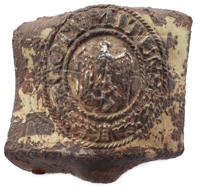 Iron buckle “Gott mit Uns” / from Stalingrad