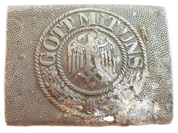 Wehrmacht buckle “Gott mit Uns” / from Stalingrad