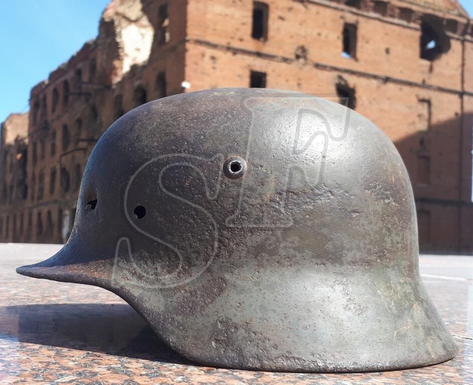 German helmet M35 from Millerovo