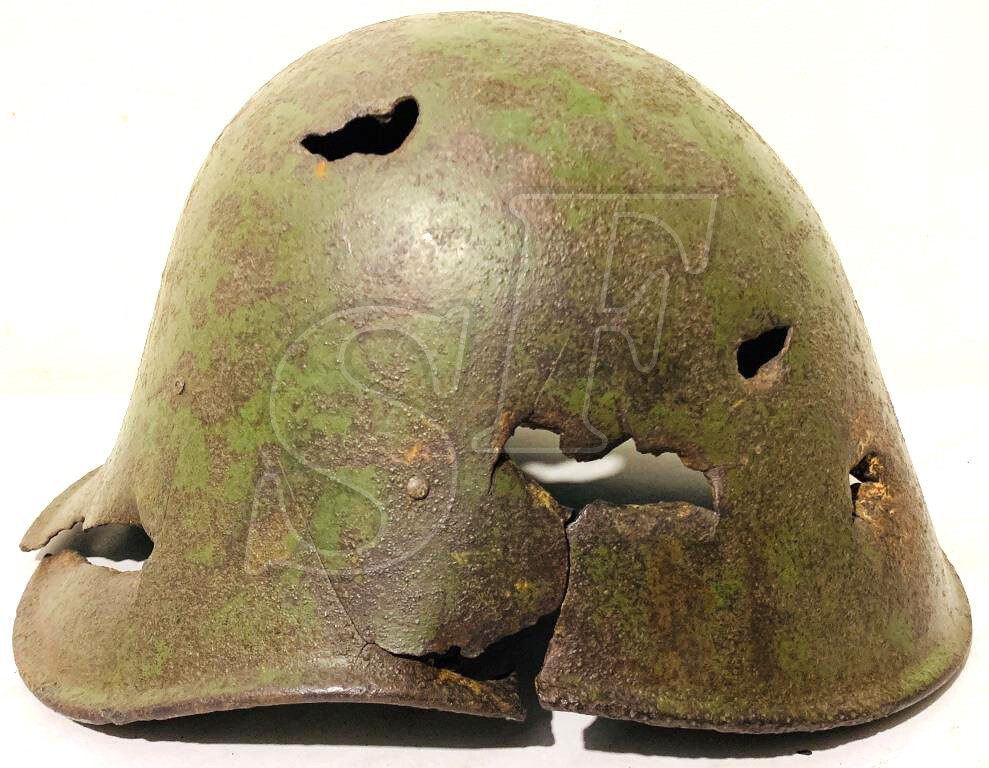 Romanian helmet / from Stalingrad