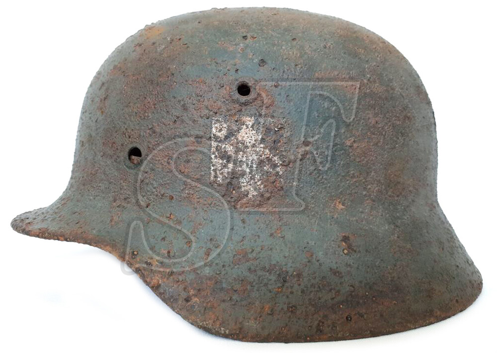 German helmet М40 from village Ezhovka