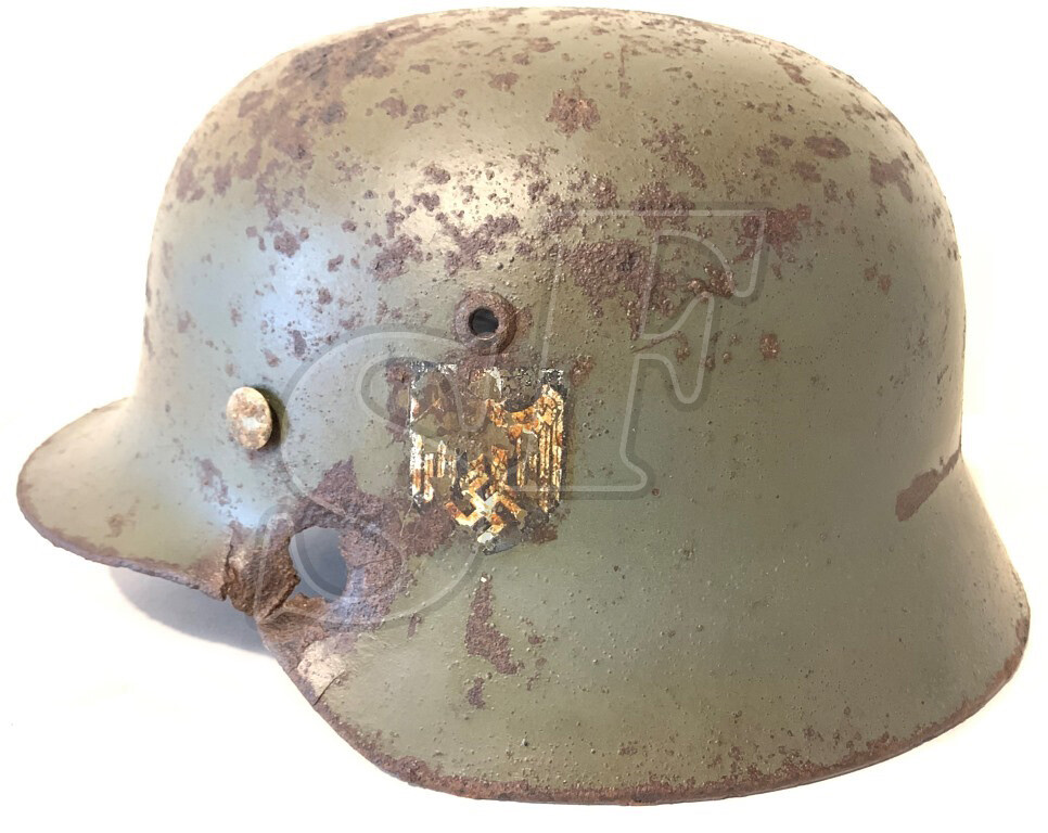 Wehrmacht helmet M35 DD / from Stalingrad