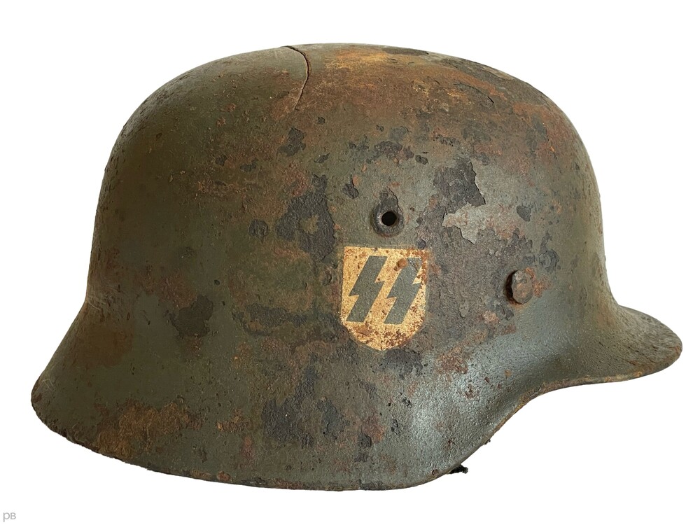 Waffen SS helmet M40 (Der Führer) / from Rzhev