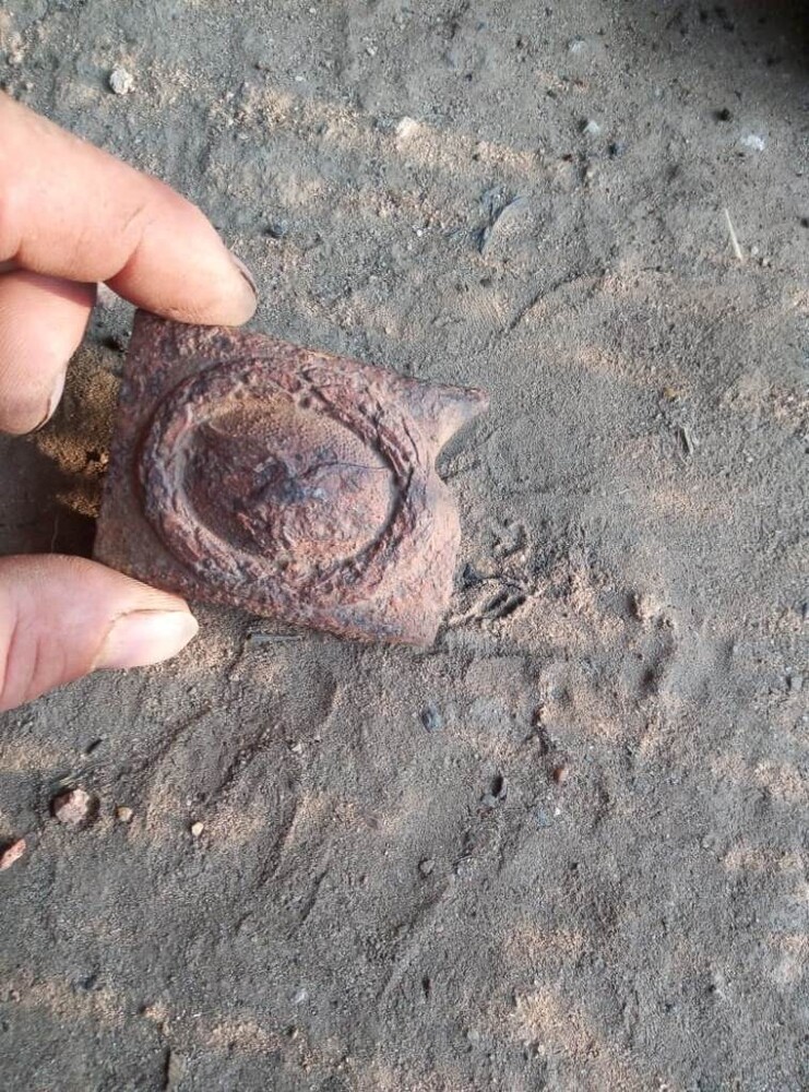 Iron Luftwaffe belt buckle / from Stalingrad