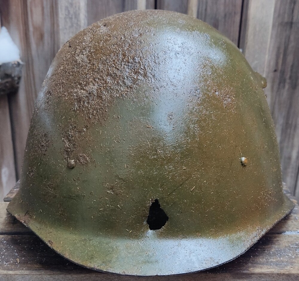 Soviet helmet SSh39 / from Smolensk