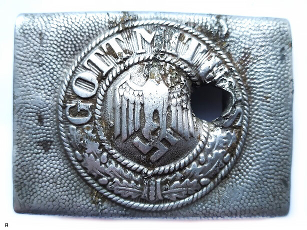 Wehrmacht buckle “Gott mit Uns” / from Stalingrad