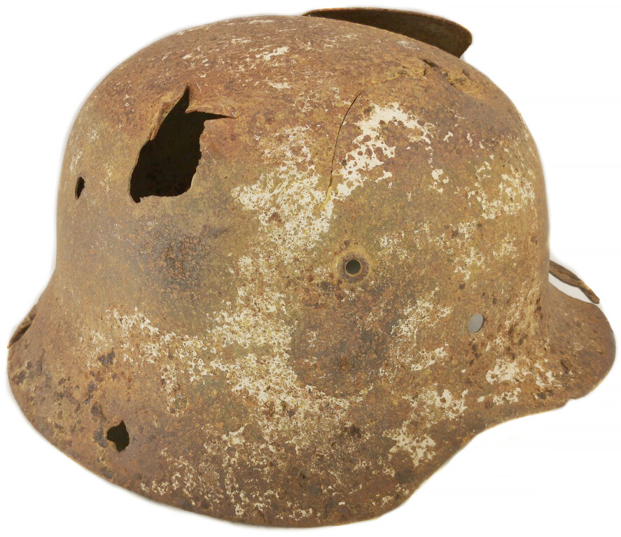 German helmet M35 / from Novgorod