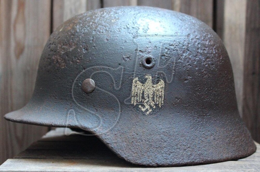 German helmet М40 from Leningrad