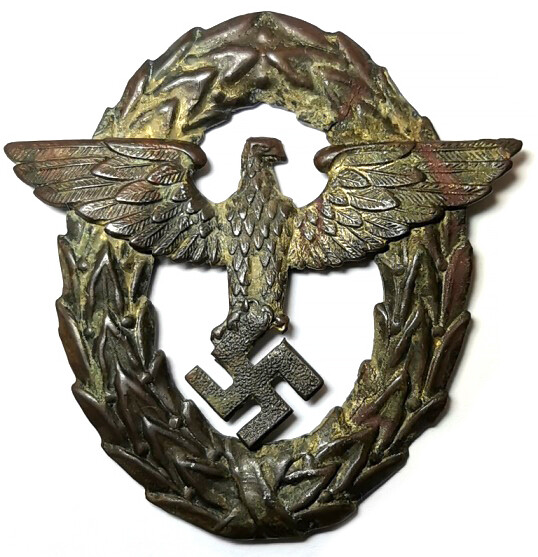 Police Cap Badge / from Kursk