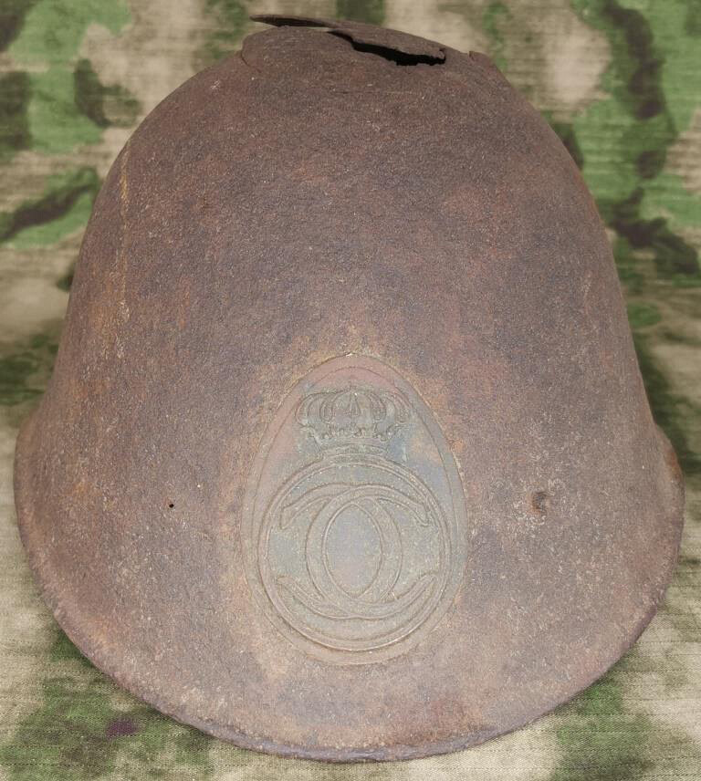 Romanian helmet / from Stalingrad