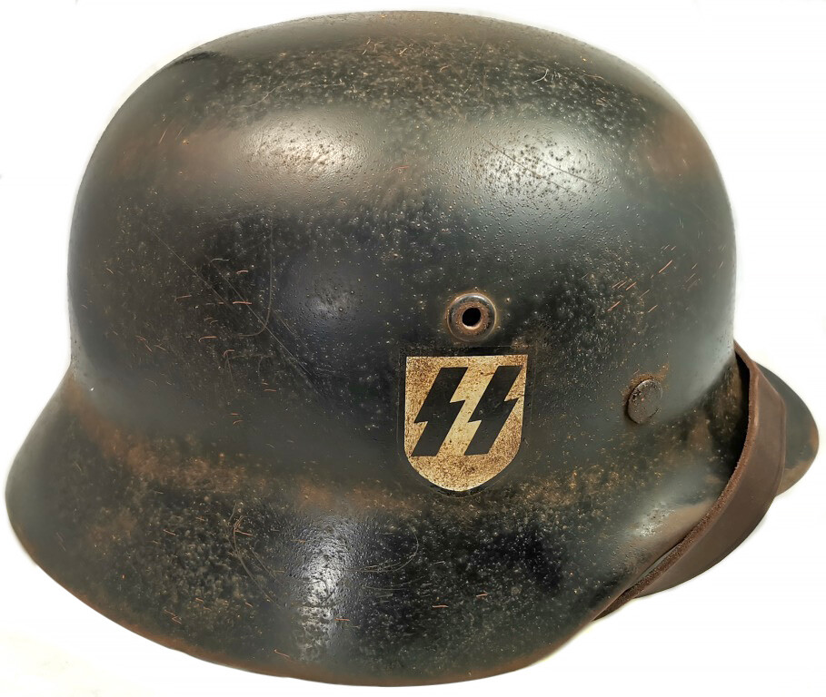 Restored Waffen-SS helmet M35 DD