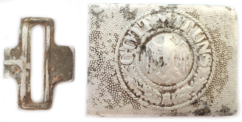 Wehrmacht buckle “Gott mit Uns” / from Stalingrad