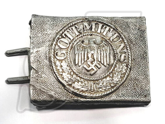 Buckle "Got mit Uns" from airfield Gumrak