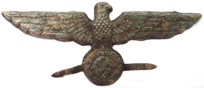 Wehrmacht visor hat eagle / from Belarus