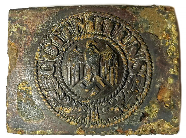 Iron Wehrmacht belt buckle “Gott mit Uns”