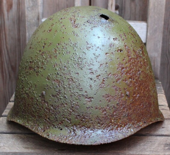 Soviet helmet SSh40 / from Belarus