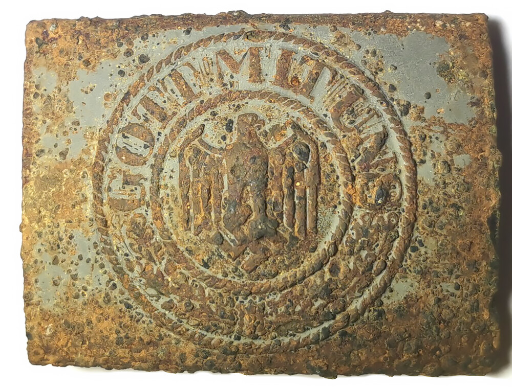 Wehrmacht belt buckle “Gott mit Uns” / from Stalingrad