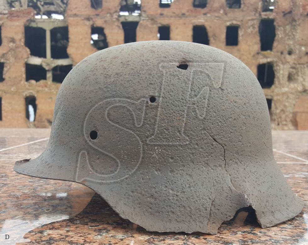 Steel helmet M42 from Koenigsberg