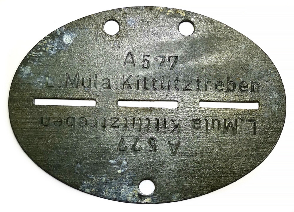 German Dogtag L.Mula.Kittlitztreben