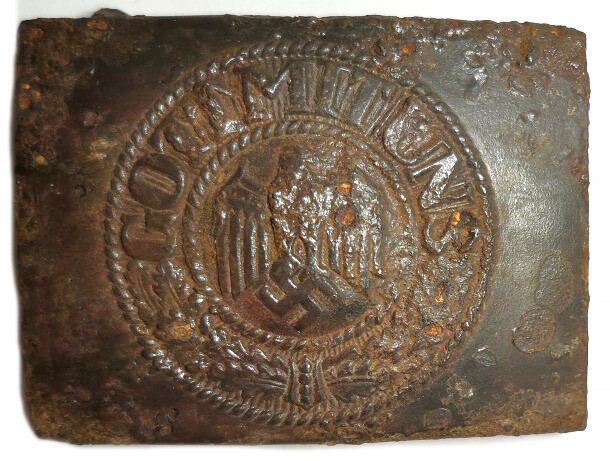 Iron Wehrmacht belt buckle “Gott mit Uns”