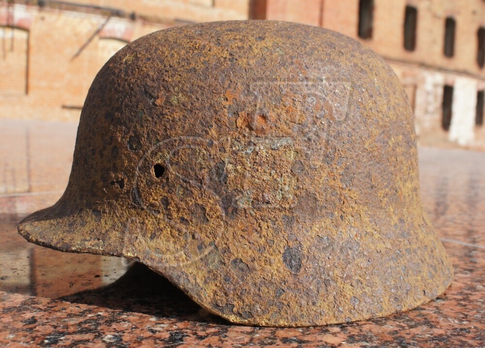 German helmet М35 from Smolensk