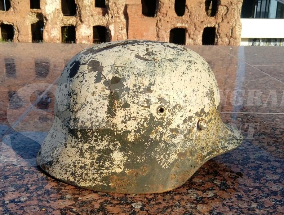Steel helmet M40 from "Airport Pitomnik"