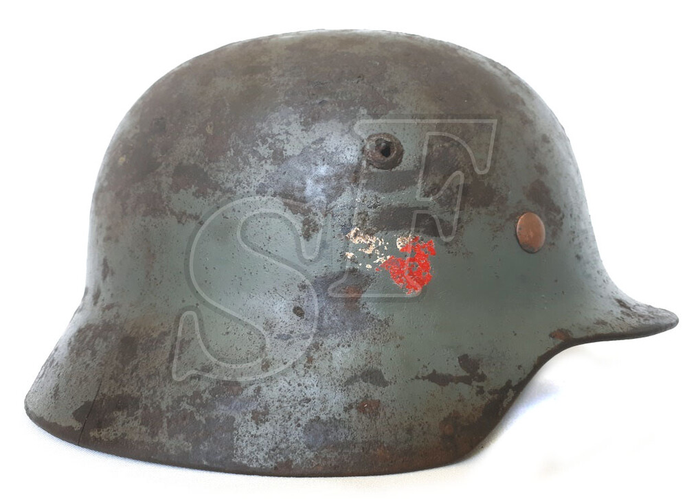 German helmet М35 from Stalingrad