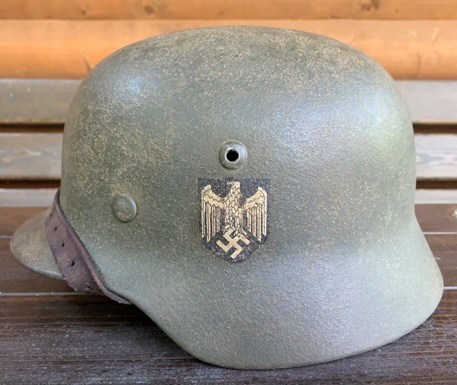 Restored German helmet M35 DD, Wehrmacht