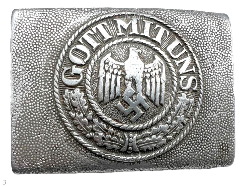 Wehrmacht belt with buckle "Gott mit Uns" / from Stalingrad