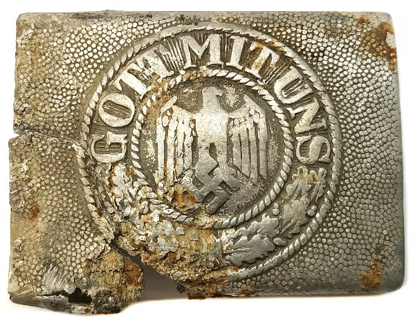 Wehrmacht belt buckle “Gott mit Uns” / from Stalingrad