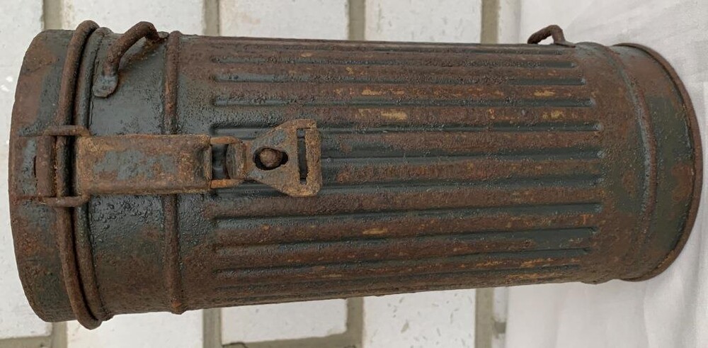 German gasmask canister / from Stalingrad
