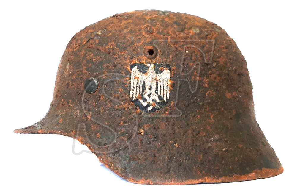 German helmet М35 from Stalingrad