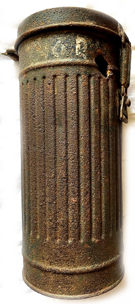 German gas mask canister / from Stalingrad