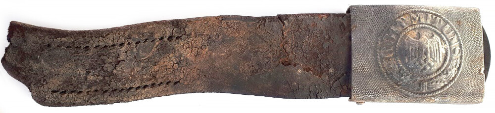 Belt with buckle “Gott mit Uns” / from Stalingrad