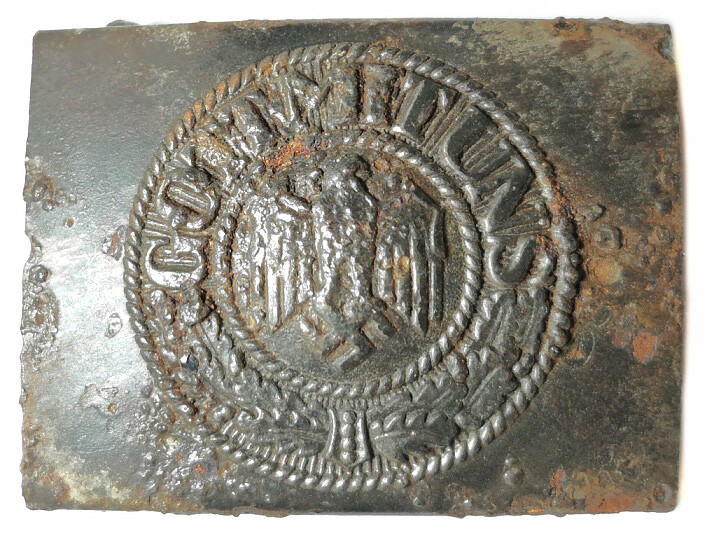 Iron Wehrmacht belt buckle “Gott mit Uns”