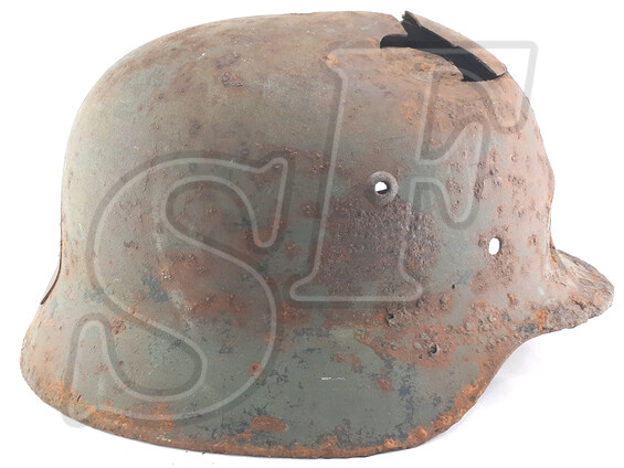 German helmet M35 / from Stalingrad