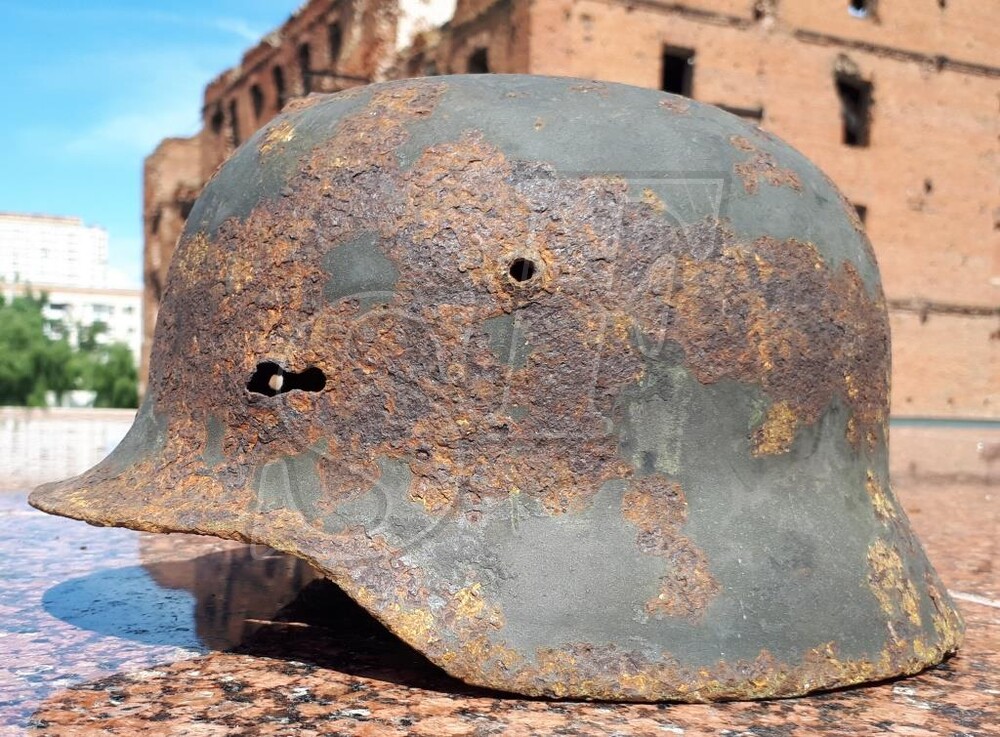 German helmet М35 from Smolensk