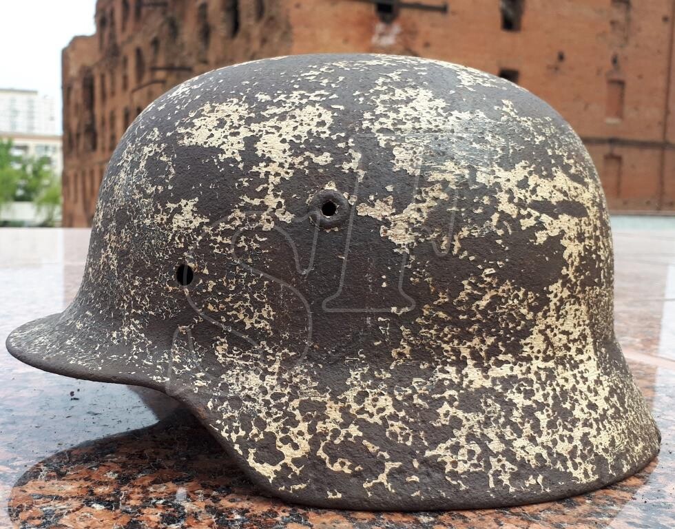 German steel helmet М40 from village Zapadnovka