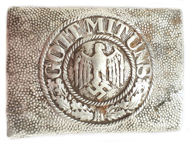 Wehrmacht buckle “Gott mit Uns” / from Stalingrad