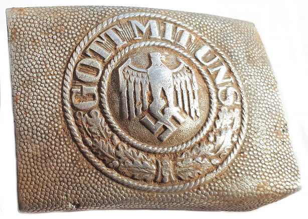 Wehrmacht buckle “Gott mit Uns” / from Stalingrad
