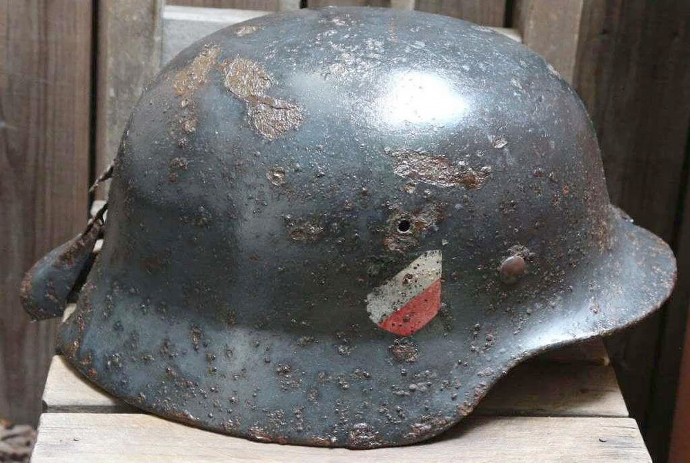 Wehrmacht helmet M35 DD / from Novgorod