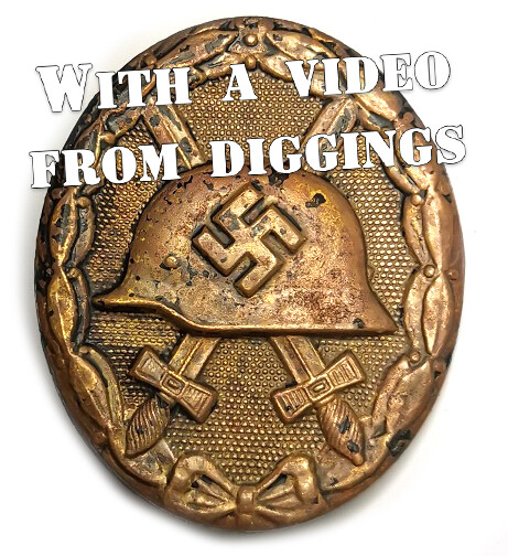 Black wound badge / from Stalingrad